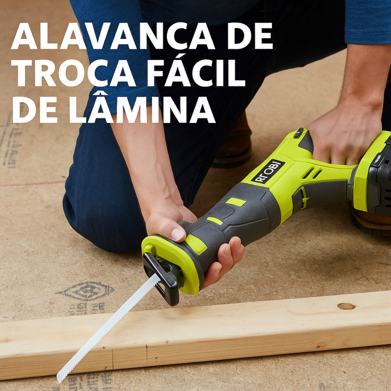 Kit RYOBI com 6 Ferramentas + 2 Baterias, Carregador e Bolsa