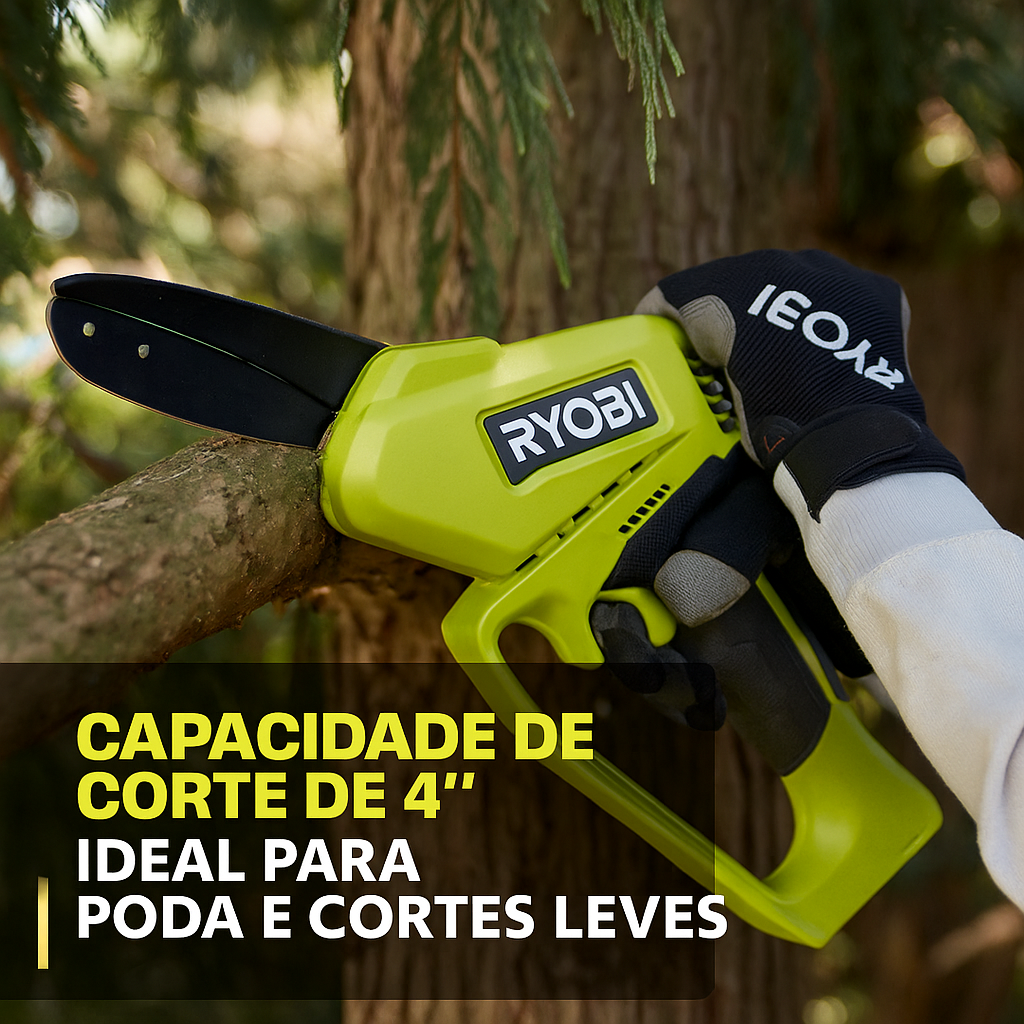 MOTOSSERRA PARA PODA E CORTE